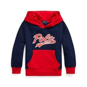 Polo Ralph Lauren
Little Boys Color-Blocked Logo Fleece Hoodie in Red and Navy 6